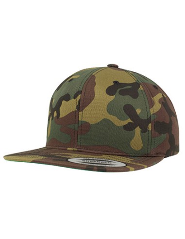 FLE-6089CF-Camo Classic Snapback Cap